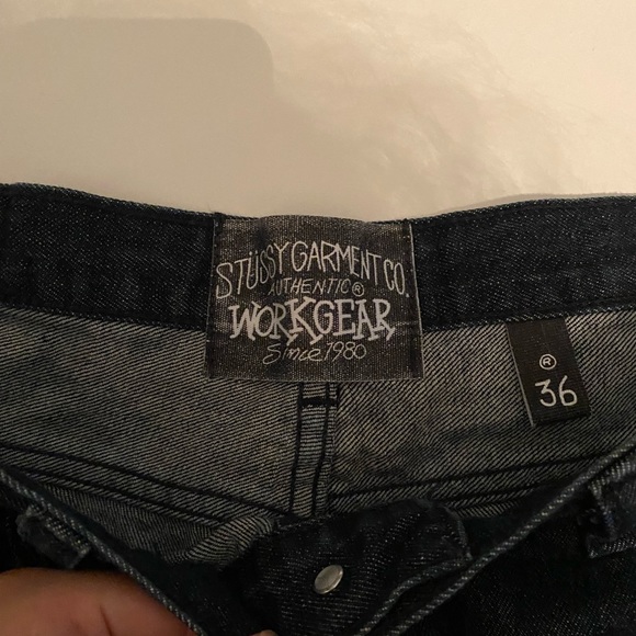 Stüssy Vintage Baggy Jeans Size 36 - Picture 3 of 4